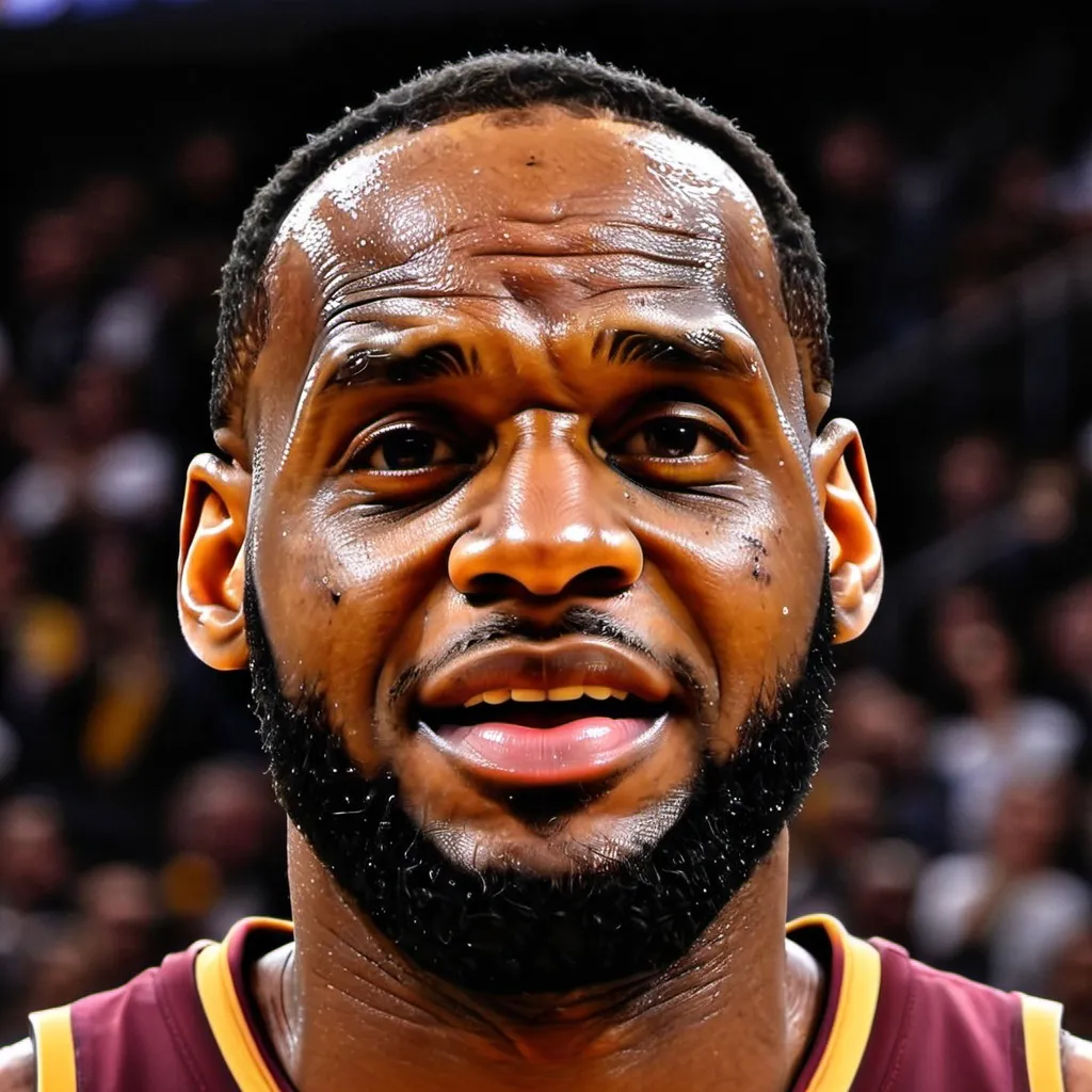 Prompt: An emoji of LeBron James