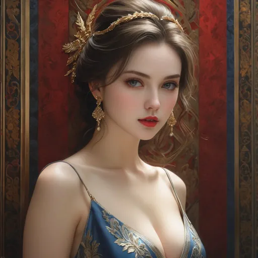 Prompt: Caucasian woman, highly detailed, extremely detailed, photorealistic, high detail, wallpaper award, winning hyper realistic, ultra detailed, high definition, crisp quality, Ultra realistic. RAW photo, high quality, detail, virtual photographer, photo mode, elegant, high detail, digital painting, concept art, HDR, CGI, by Jeremy Lipking, by Katsuhiro Otomo, by Raymond Swanland, by Antonio Manzanedo
