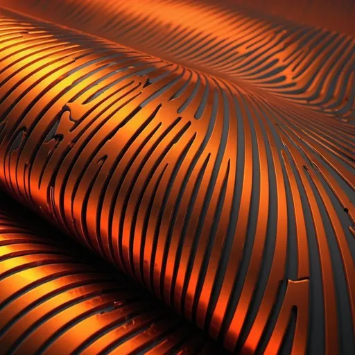 Prompt: Damascus steel wallpaper 4k neon orange BRIGHTER metallic asymmetrical
3D 