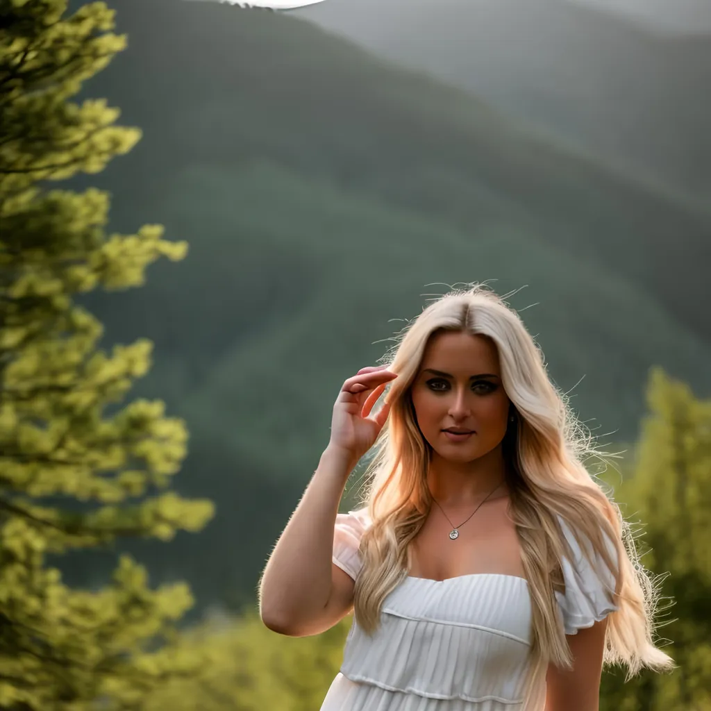 Prompt: (masterpiece), (extremely intricate:1.3), (realistic), photo of a blonde Norwegian woman, wearing a summer dress, the most beautiful in the world, focus on full body of woman, outdoors, professional photograph of a stunning woman detailed, sharp focus, dramatic, award winning, cinematic lighting, volumetrics dtx, (film grain, blurry background, blurry foreground, bokeh, depth of field, sunset, motion blur:1.3), 4k, 8k, hd, hdr