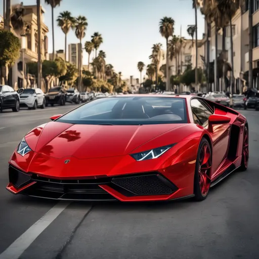 Prompt: Photorealistic 2024 Lamborghini in Beverly hills