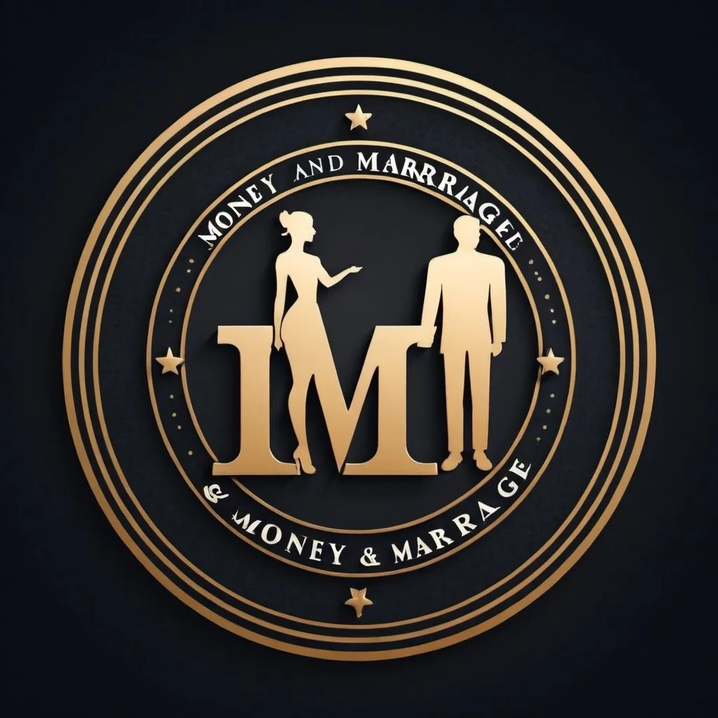 Prompt: logo for money and marriage