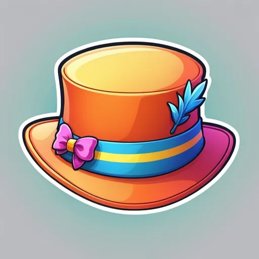 Prompt: cartoon anime style hat inventory icon style