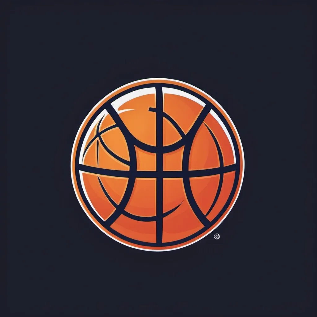 Prompt: Basketball Ball logo inspired by Asia 