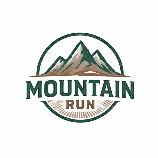 Prompt: MOUNTAIN RUN LOGO