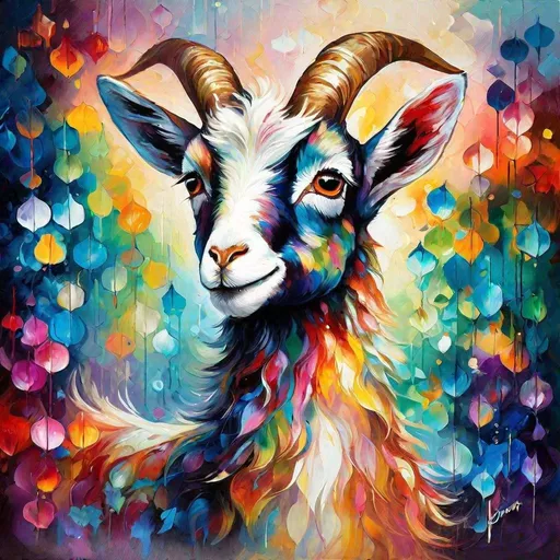 Prompt: Splendid portrait of A ((baby  little goat? l! :: breathtaking cover art by Leonid Afremov, Brian Kesinger, Alena Aenami, Erin Hanson, Jean Baptiste Monge, insanely detailed, triadic color