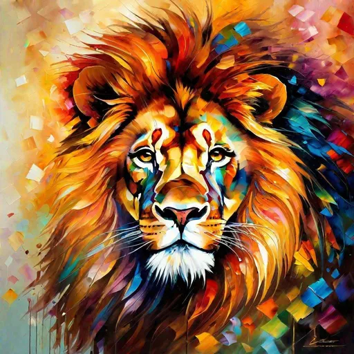 Prompt: Splendid portrait of A young lion l! :: breathtaking cover art by Leonid Afremov, Brian Kesinger, Alena Aenami, Erin Hanson, Jean Baptiste Monge, insanely detailed, triadic color