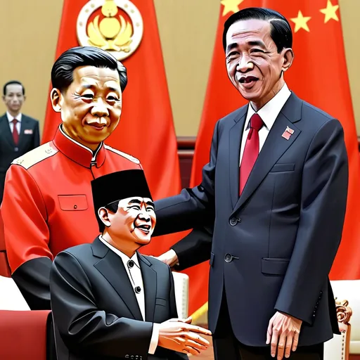 Prompt: Xi Jinping vs Joko Widodo