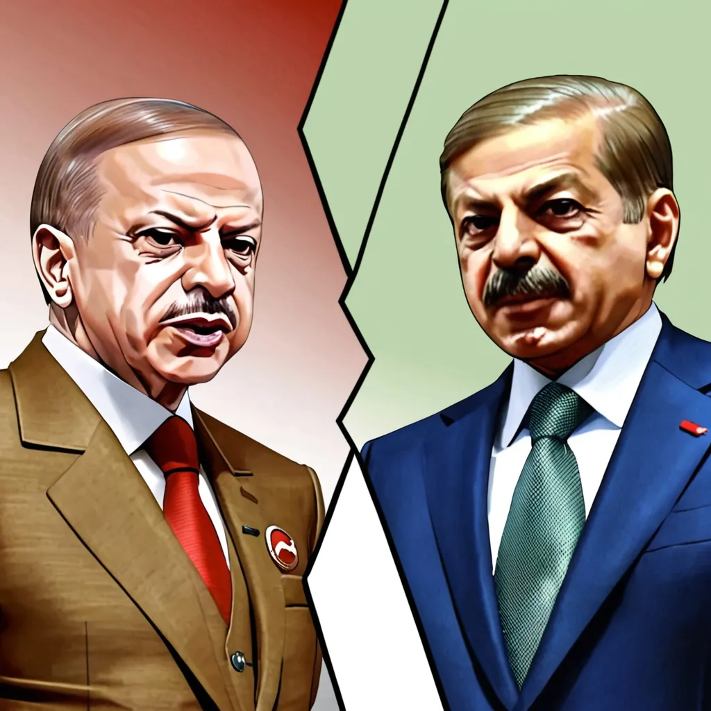 Prompt: Recep Tayyip Erdogan vs Shehbaz Sharif