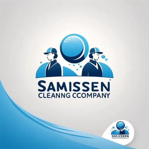 Prompt: 📌 Descrição do Logo:
Crie um logotipo profissional e moderno para a empresa de limpeza Vier Seizoenen Services. O design deve transmitir confiança, eficiência e higiene, utilizando tons de azul para reforçar a sensação de limpeza e credibilidade.

O ícone principal deve incluir bolhas estilizadas, representando frescor e pureza, com um toque sofisticado para destacar o profissionalismo da marca. A tipografia deve ser moderna e elegante, garantindo fácil leitura e um visual confiável.

Inclua o slogan "Limpeza impecável em todas as estações" de forma harmoniosa no design, reforçando a ideia de um serviço de alta qualidade durante o ano todo.

O estilo geral deve ser limpo, minimalista e impactante, adequado para uma empresa que valoriza excelência e profissionalismo no setor de limpeza.