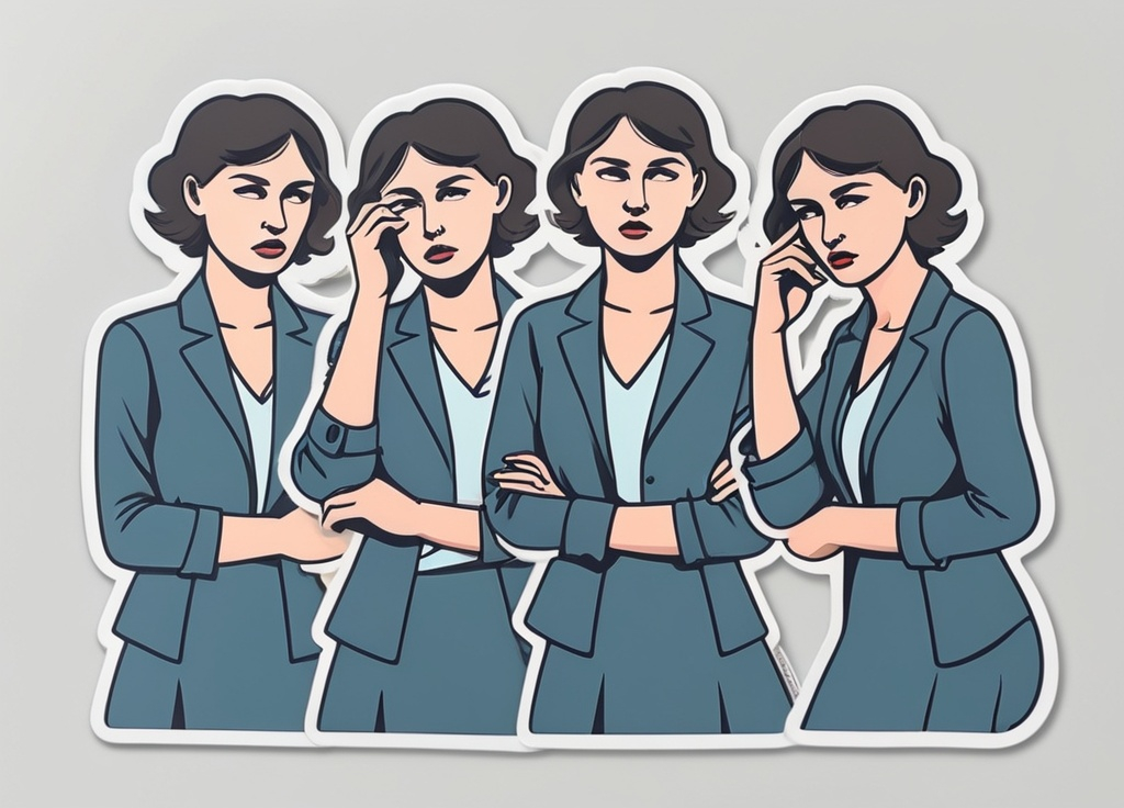 Prompt: A woman thinking