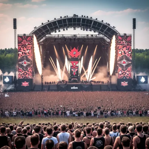 Prompt: escenario de defqon 1 2026