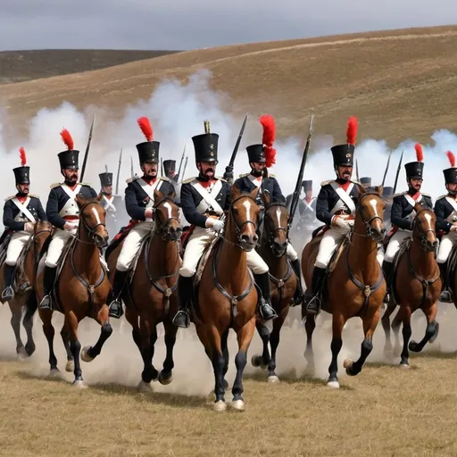 Prompt: RECREATE THE charge of the light brigade 