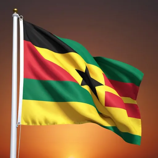 Prompt: Ghana flag