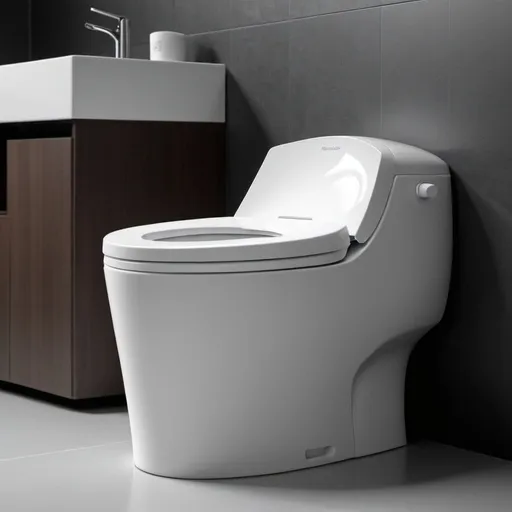 Prompt: Smart toilet that can analyze stool
