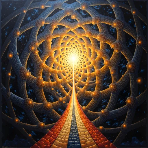 Prompt: The great loom of time. 