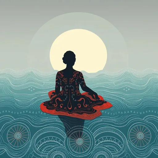 Prompt: We are the silence beneath the noise. Pattern Veda. 