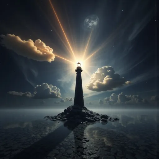 Prompt: projection of the lighthouse
