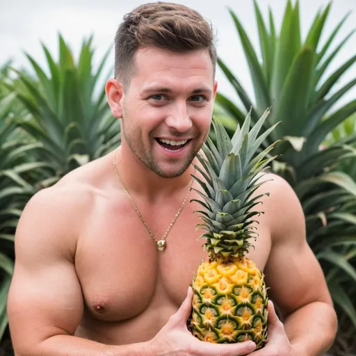 Prompt: Gay Florida man in love with a pineapple. 