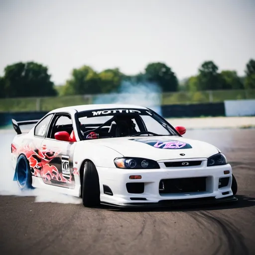 Prompt: drift car