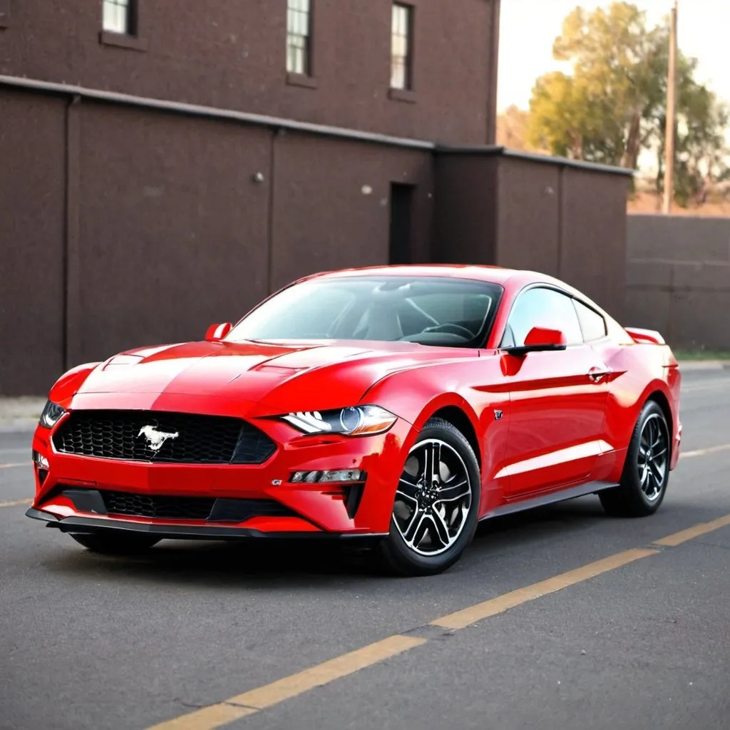 Prompt: Ford mustang