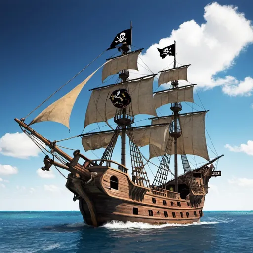 Prompt: Pirate ship
