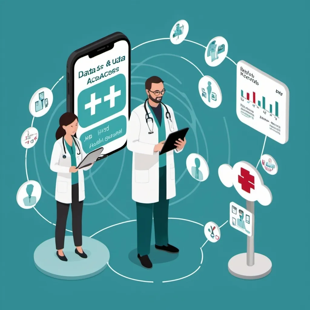 Prompt: Seamless Data Access for Patients by doctors world wide by virtue of Health Information Exchange through Hlthtek Tools piggybacking on ABDM Digital Gateway benefitting Global Healthcare. Patients in turn seeing their own health records in their Mobile