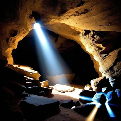 Prompt: Any shadow that was present was eviscerated. For in this spot light would always reign over darkness, regardless of time, power, or other means.  

It was a cave. This cave belonged to the Mighty Ethion eons ago. It fell under new jurisdiction and was renamed the Cave of Mystic Veils. It's where the Oracles dwell.