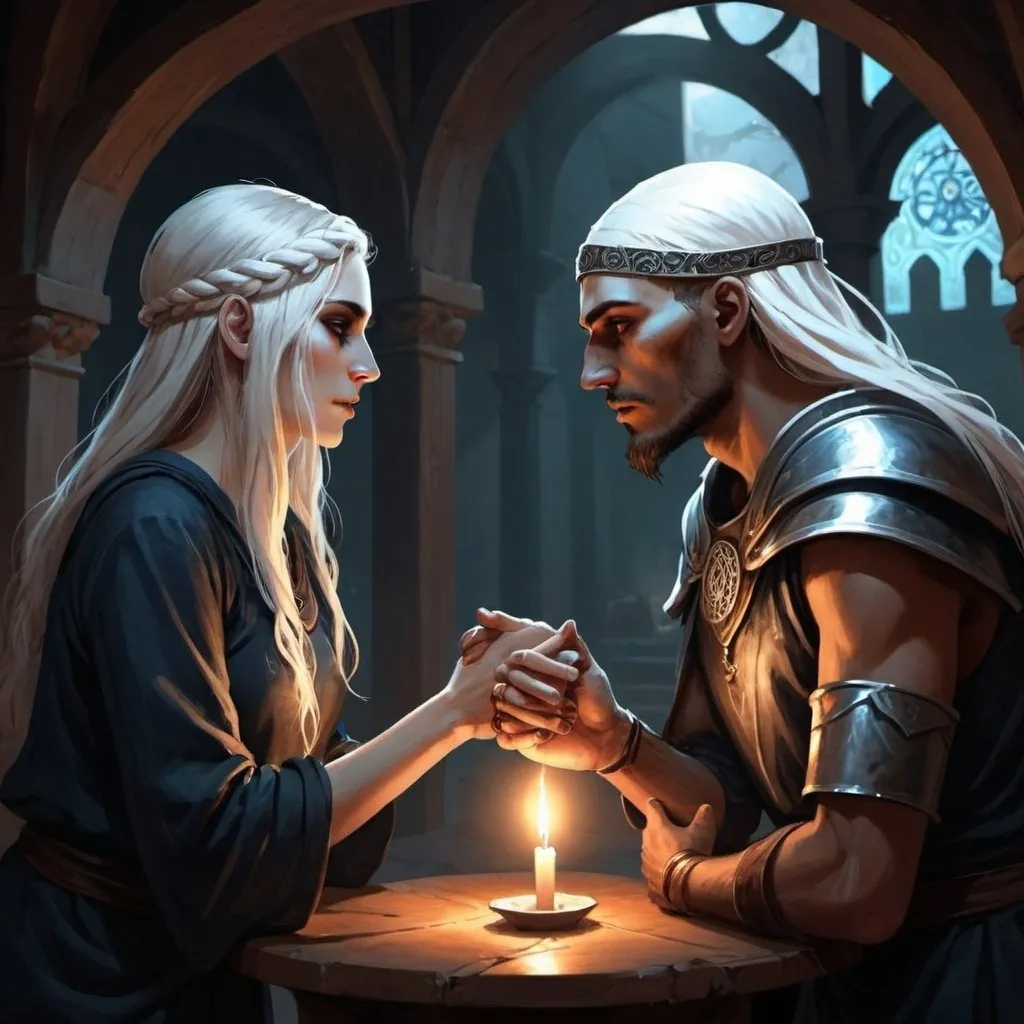 Prompt: Anvlo and the Mordrer held each other's gaze for a few moments, holding a silent conversation. Then as if they had reached a consensus, Anvlo returned her attention to the Mystics, "What were his crimes?"