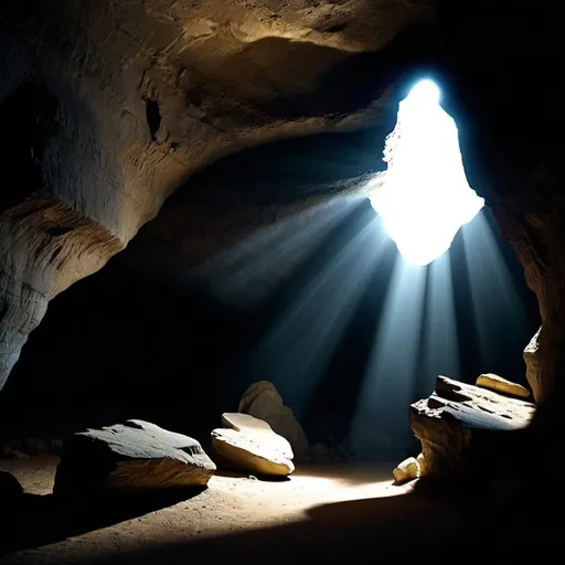 Prompt: Any shadow that was present was eviscerated. For in this spot light would always reign over darkness, regardless of time, power, or other means.  

It was a cave. This cave belonged to the Mighty Ethion eons ago. It fell under new jurisdiction and was renamed the Cave of Mystic Veils. It's where the Oracles dwell.