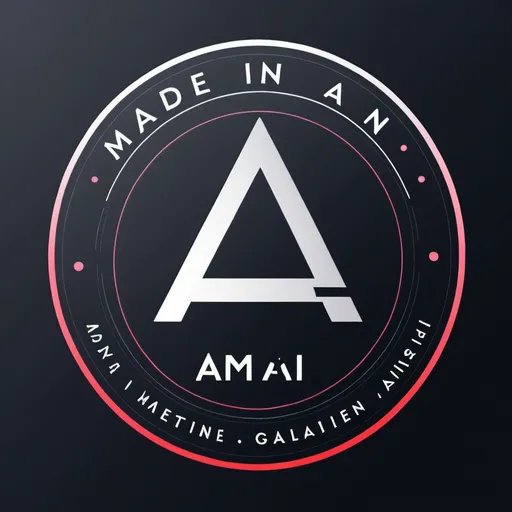 Prompt: Made in ai logo 