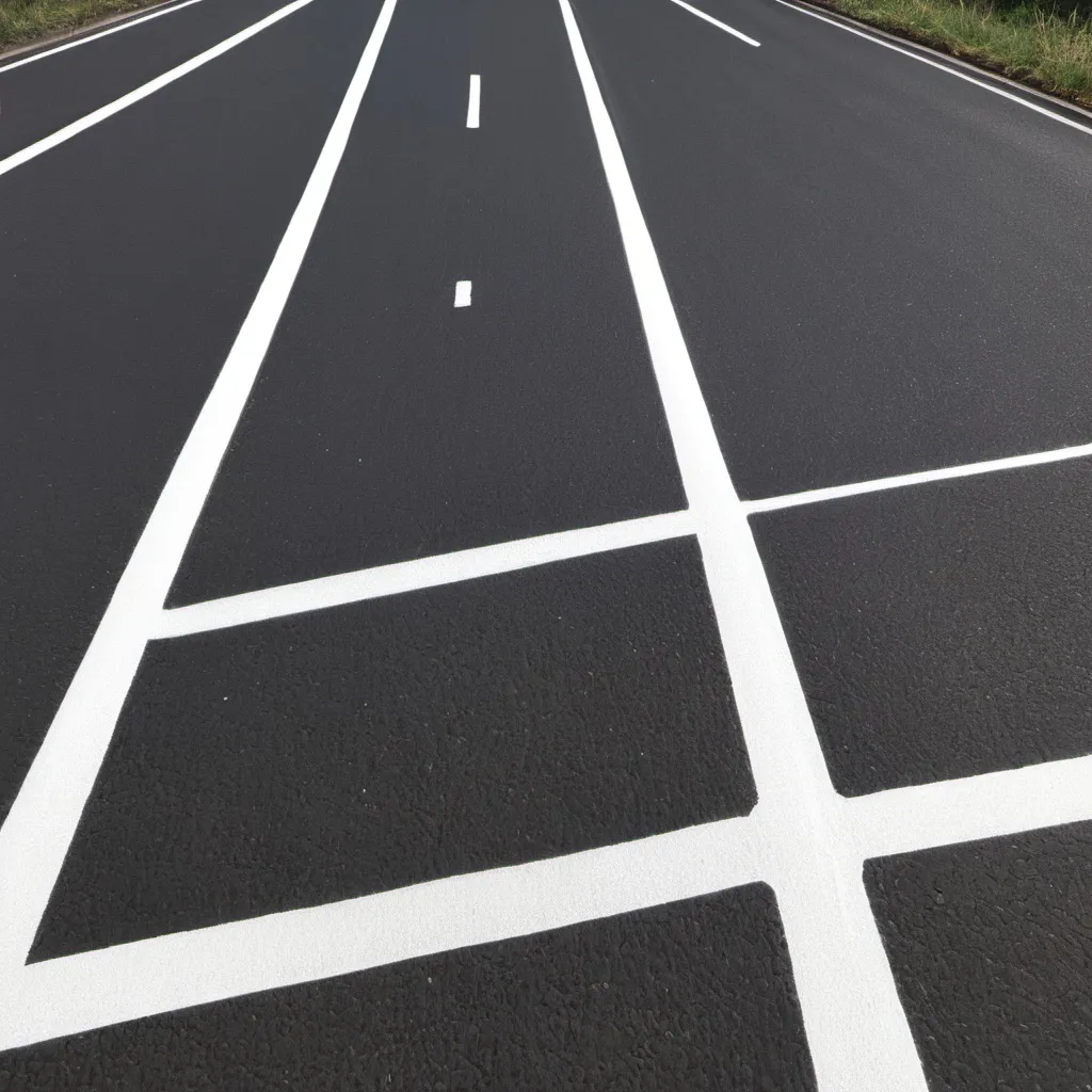 Prompt: Road marking lines