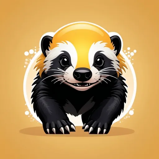 Prompt: Turbo Honey Badger Icon image cute