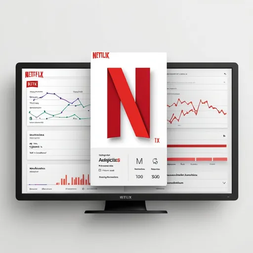 Prompt: Netflix data analytics logo for project