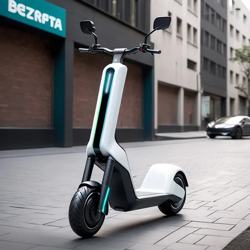 Prompt: an electric scooter from the future



