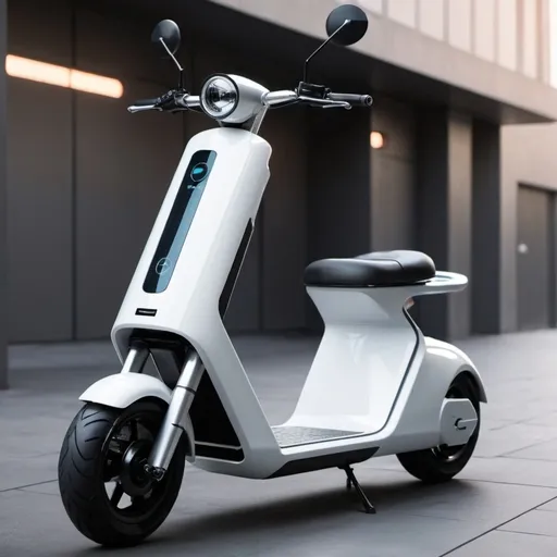 Prompt: electrick scooter from the future
