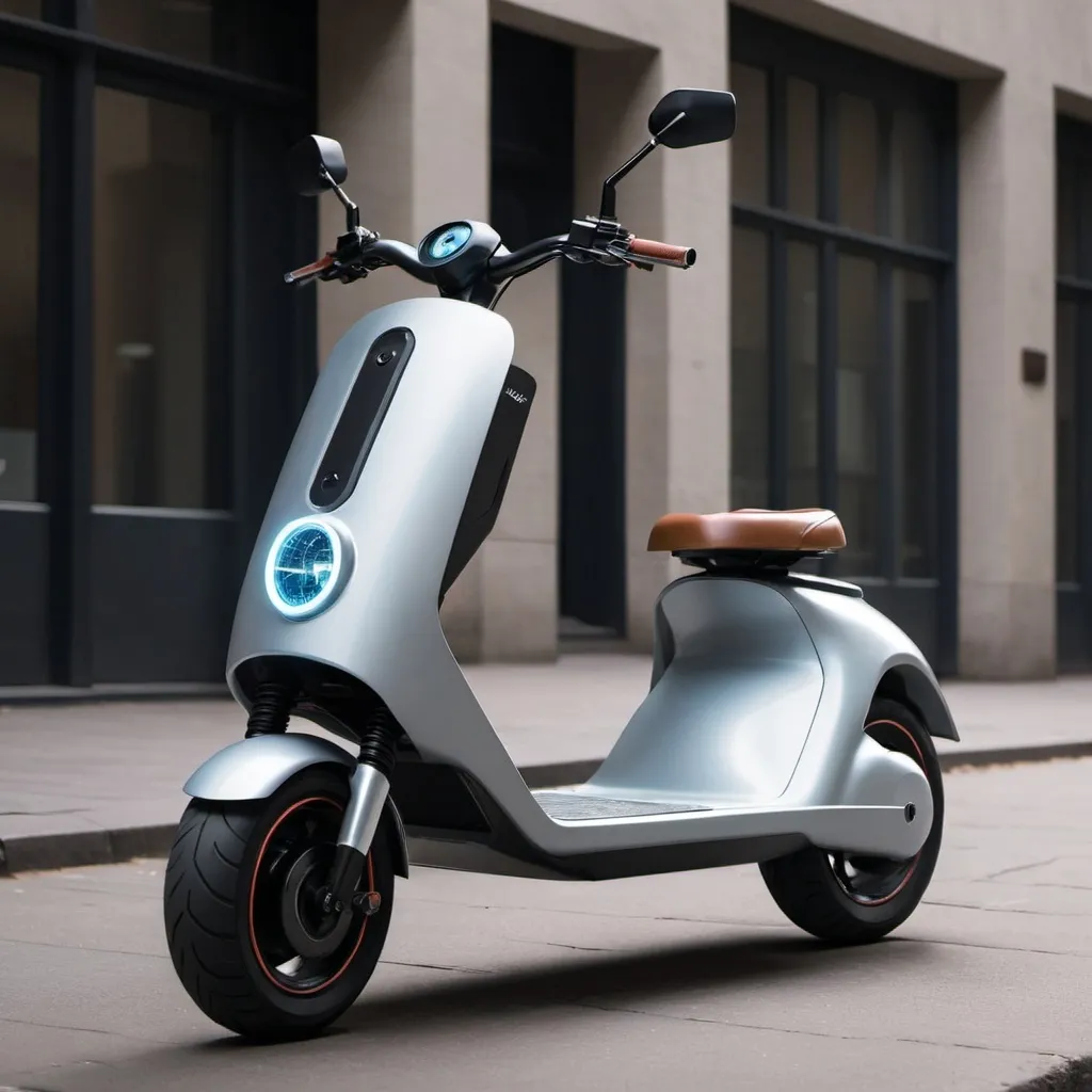 Prompt: electrick scooter from the future
