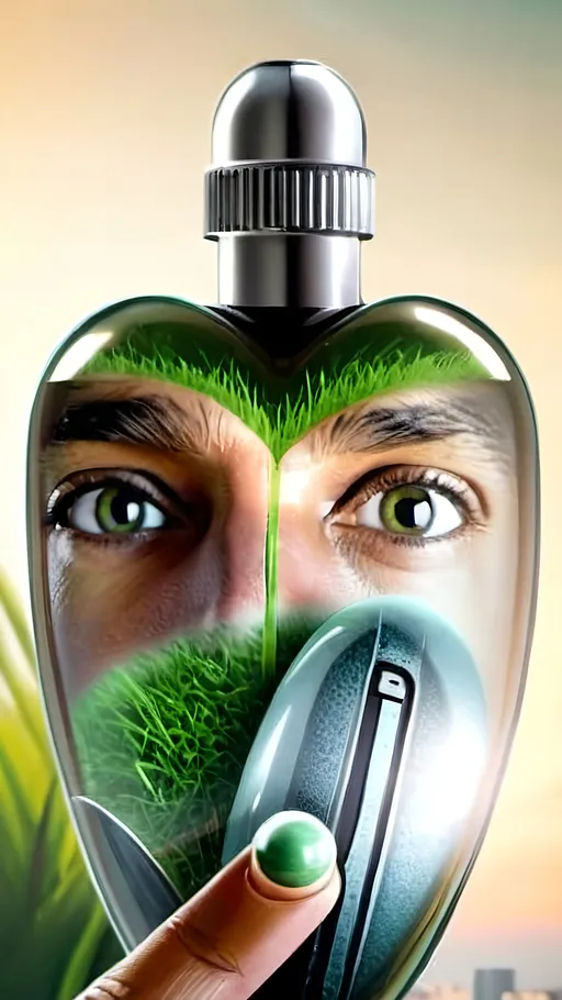 Prompt: make ultra photorealistic . The greener grass experiment , movie cover art .4k holding a pill pill zoomed in seethru,Needs to be some of the lab staff , a city backdrop, some representation of romance (maybe a heart and/or clasped hands), a microphone ,  my character in the foreground, a bodybag with police tape, all encapsulated inside of a pill 