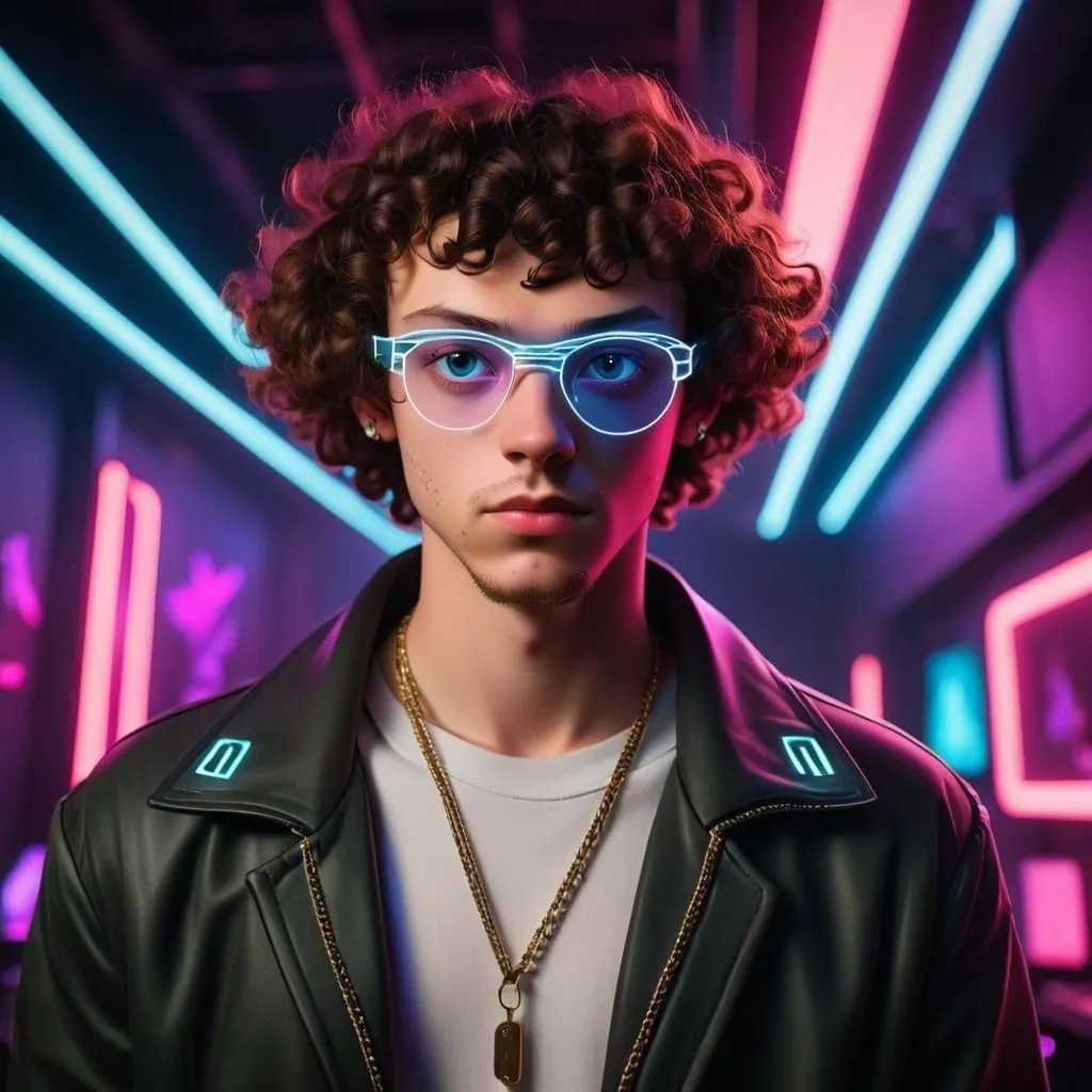 Prompt: Jack Harlow is the owner of one of the most exclusive and high-tech clubs in the cyberpunk world. His establishment, named "Harlow's Haven," is known for its futuristic ambiance, immersive holographic displays, and cutting-edge music.
As the owner of a club in the cyberpunk world, Jack Harlow ensures that his establishment caters to both the wealthy elite and the tech-savvy rebels. The club features state-of-the-art augmented reality experiences, mind-bending visuals, and a curated lineup of top-notch DJs.
In the cyberpunk themed world, Jack Harlow's club stands out as a symbol of opulence and rebellion. With its neon-lit dance floor, underground atmosphere, and secret backrooms, it has become a favorite gathering spot for the city's elite and the underground resistance alike.