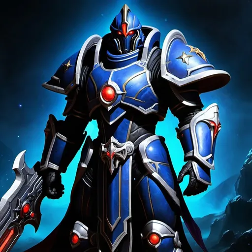 Prompt: Dark Templar StarCraft character