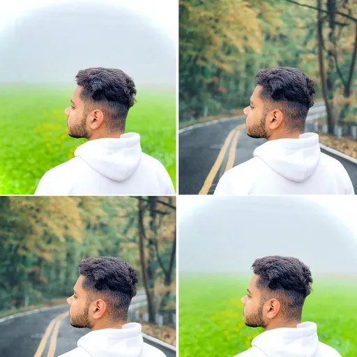 Prompt: Change picture person clothes into white hoodie 