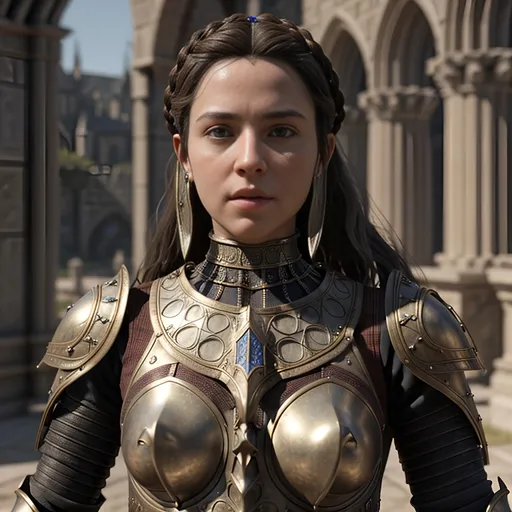 Prompt: Create a highly detailed AI defined design of a movie replacement 3D Rendered highly detailed realistic medieval fantasy character, masterpiece:1.4, best quality:1.0, photo realistic