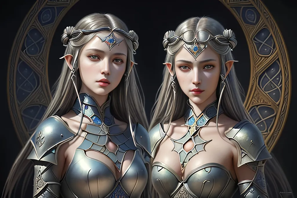 Prompt: highly detailed, medieval fantasy, character image, AI inspired perfect symmetrical feminine features, serene expression, in the style of modern fantasy artists, airbrushed matte oil painting, masterpiece:1.4, best quality:1.0, photorealistic, 