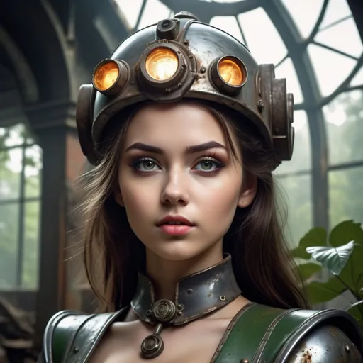 Prompt: Create a highly detailed, ultra realistic AI defined image of a highly desirable "girl next door look" young adult college student in a fantasy uniform, ample cleavage, inspiring lustful uniform, classic victorian makeup, at a unique mystical college academy, radioactive glow, very detailed, cinematic, cinematic lighting, ultra detailed, exotic, vivid detail, beautiful soft lighting, life like, photorealism, studio lighting, fantasy, dark, morbide, overgrown, mossy, retro-futuristic, post-apocalyptic, sci-fi, industrial design, shrine made at construction machine, dirt, jungle, dirty, view from side, photorealistic, high density of details, object rendering, retro-futuristic, post-apocalyptic, industrial design, dirt, dirty, view from side, photorealistic, high density of details, object rendering, realistic, award wining photogrpahy, wide angle, sewers,

wide landscape lense, ISO 500, Aperture f/22, APS-C, Splash art, dark fantasy art, stunning bokeh, cinematic lighting and scale, super detailed, 64k, high quality perfect lighting, perfect shadows.