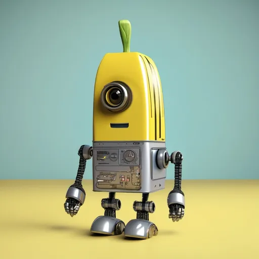 Prompt: Robot banana