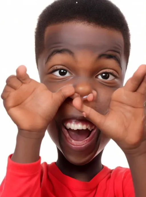 Prompt: funny black kid
