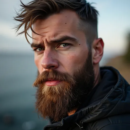 Prompt: Beard  look