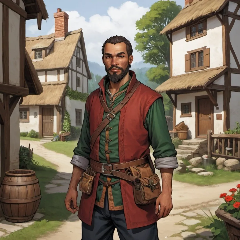 Prompt: village commoner 5e