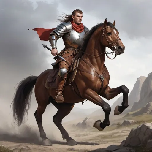 Prompt: warhorse dnd