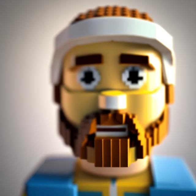 Prompt: Realistic Lego guy